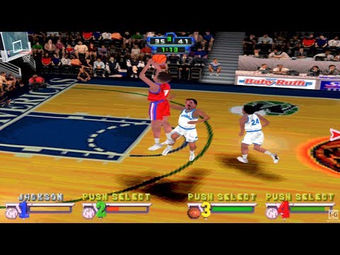 Видео: NBA Jam Extreme — игровой процесс PS1 (4K60 кадров в секунду)