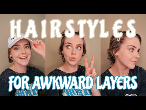 Видео: ПРОСТЫЕ ПРИЧЕСКИ ДЛЯ ВОЛОС НЕПРОСТОЙ ДЛИНЫ | Прически, скрывающие неровные слои + рост волос посл...