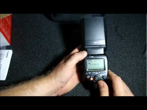 Видео: Обзор вспышки Canon Speedlite 600EX-RT, часть 1