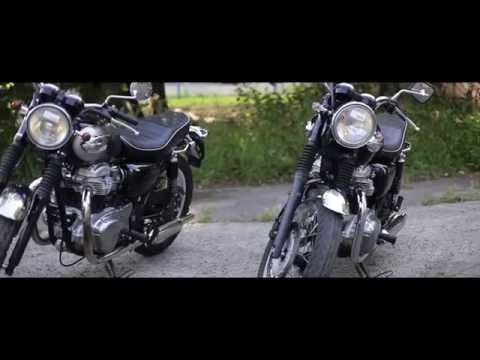 Видео: Обзор Kawasaki W400, Kawasaki W650, Kawasaki W800