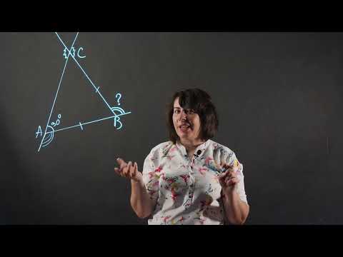 Видео: Задача про зовнішні кути у трикутнику | Геометрія 7 клас | НУШ