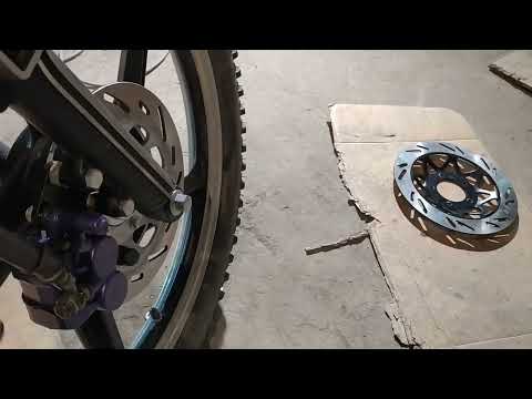 Видео: мопед Кольт. Вилка от мотоцикла.