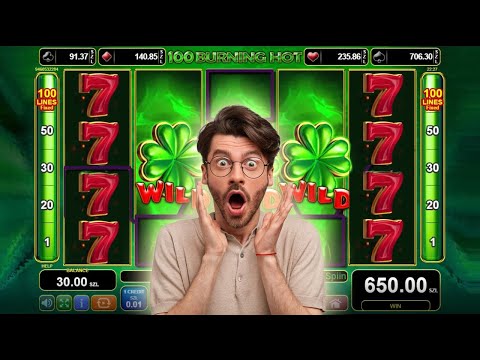 Видео: 🎰 ЗАНОСЫ в 100 BURNING HOT / СОРВАЛ ДЖЕКПОТ EGT / Big Win - Maxwin - Jackpot - 7777 - ЛУЧШИЙ СЛОТ