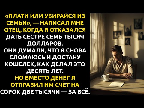 Видео: Сестра потребовала $7200 на праздник — я ВЫСТАВИЛ ей счёт за 10 лет.