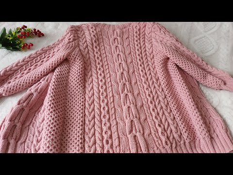 Видео: Обзор кардигана. Ализе лана голд  Идея для вязания .#knitting #спицы #вязание 