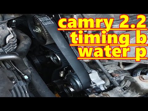 Видео: как заменить ремень ГРМ и водяной насос Toyota Camry 2.2 л любая деталь для замены Toyota 2.2