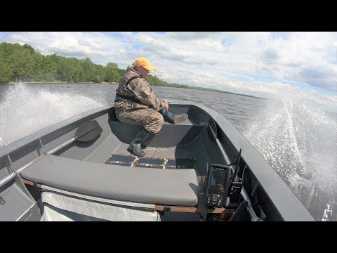 Видео: ЗА ВЕНИКАМИ НА ЛОДКЕ Swimmer 370XL