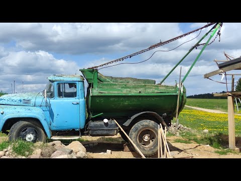 Видео: ЗИЛ ММЗ 555 с самозагрузкой