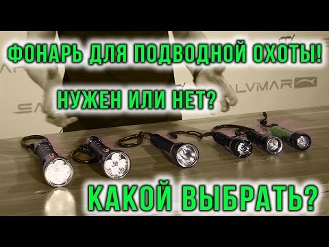 Видео: Зачем нужен фонарь для подводной охоты?