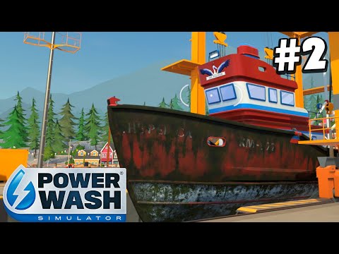 Видео: PowerWash Simulator - Мойка Корабля #2