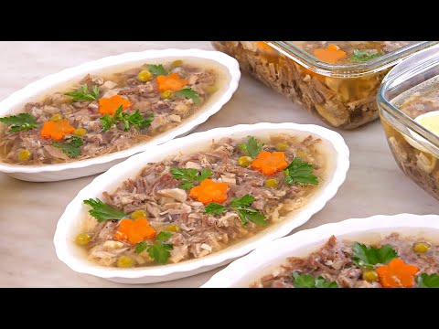 Видео: Вкусный домашний холодец без секретов! Как правильно сварить прозрачный холодец