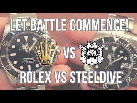 Видео: Битва подводников — противостояние и сравнение Rolex и SteelDive!