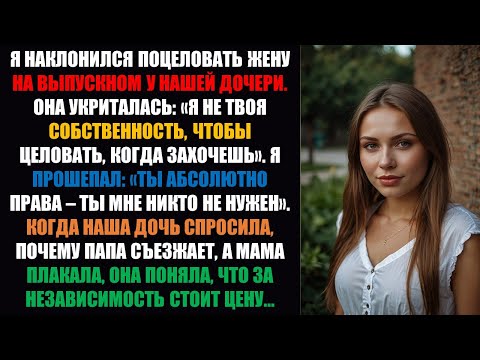 Видео: Жена сказала: «Я не твоя собственность», а я прошептал на выпускном: «Ты мне НИЧЕГО не принадлежишь