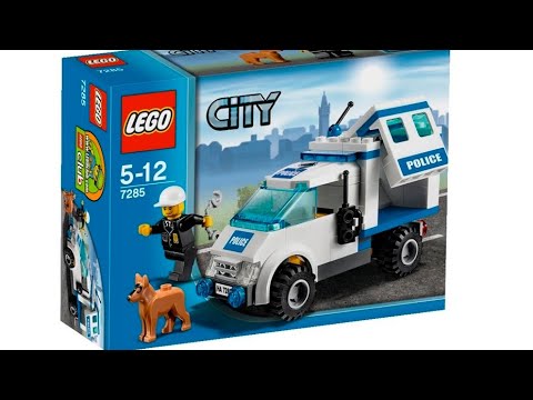 Видео: Обзор+Сборка набора Lego City 7285 | Police Dog Unit