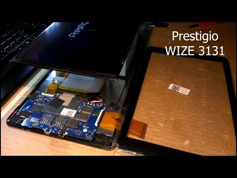 Видео: планшет Prestigio wize 3131 \ замена дисплея и тача, получил жпч с косячками