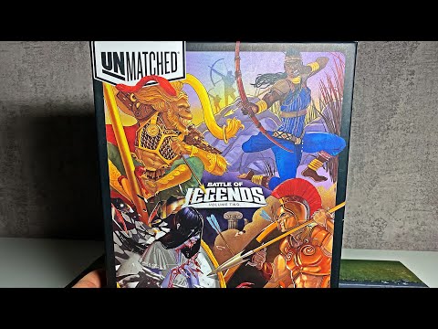 Видео: БИТВА ЛЕГЕНД ТОМ 2 / РАСПАКОВКА И ОБЗОР UNMATCHED