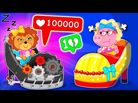 Видео: Маша и Леопольд. Супер кровати - Серии для всей семьи - Lion Family на русском