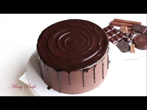Видео: МУЖСКОЙ БРУТАЛЬНЫЙ шоколадный ТОРТ с вишней и шоколадом | Шоколадные подтеки | Chocolate Cake