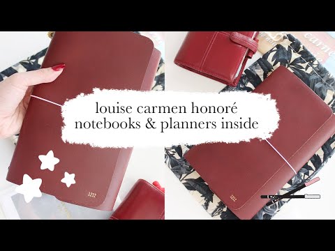 Видео: Какие ежедневники и блокноты поместятся в мой Louise Carmen Honore | Ariebea