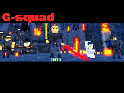 Видео: G-squad против бесконечного режима! Toilet tower defence #roblox #рекомендации