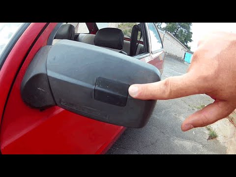 Видео: Как отрегулировать зеркало заднего вида. Секретные заглушки на зеркалах.