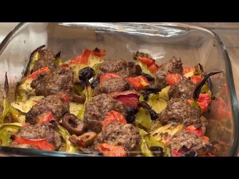 Видео: «Идея обеда с картошкой, мясом и овощами»