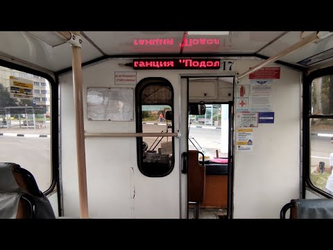 Видео: 🚎Стажёрский троллейбус! Подольский троллейбус №17! мост Raba-318! ЗиУ-682 КР Иваново! маршрут №5