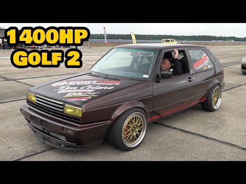 Видео: Volkswagen Golf 2 R33 Turbo мощностью 1400 л.с.! 💥 САМЫЙ БЫСТРЫЙ Golf 2 в мире! 💥