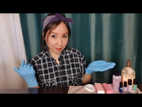 Видео: Қазақша ASMR/Маникюр💅/АСМР на казахском/Ролевая игра