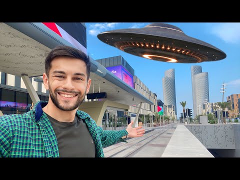 Видео: ЛУСАИЛ - Город Будущего. Попал в песчаную бурю и ураган. Еле укрылся. #городбудущего