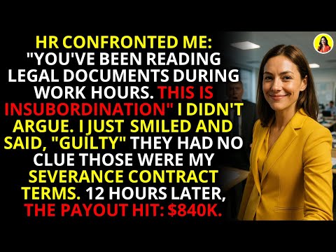 Видео: Отдел кадров обвинил меня в неподчинении — мне выплатили выходное пособие в размере 840 тысяч дол...