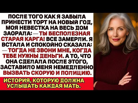 Видео: На Новый год за столом невестка заявила：Ты — самая бесполезная женщина на свете! Я молчать не стала.