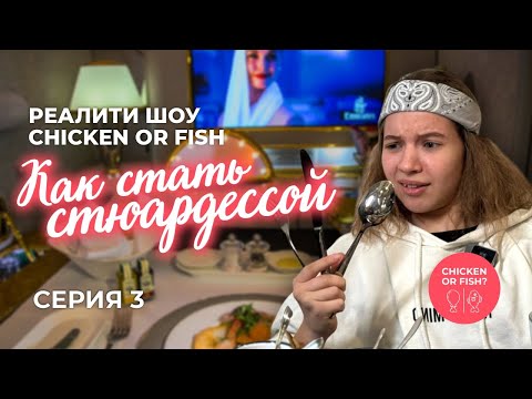 Видео: Реалити Шоу Chicken or Fish. Как стать стюардессой?