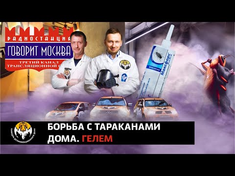 Видео: Борьба с тараканами дома. Гелем. Легко и просто. Врач рассказал секрет в эфире радио"Говорит Москва"