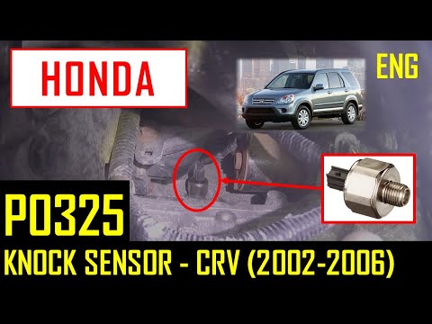 Видео: Honda CRV 2002-2006 Замена датчика детонации (P0325)