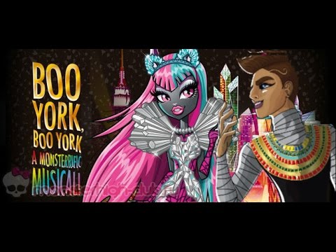 Видео: Monster high.Клип с Кети Нуар и (с Фараоном) №3.Песня "Девушка столичная"