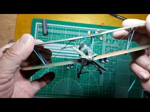 Видео: У-2 из коробки . М 1:48 . Постройка (о установке расчалок и тросов управления ).*11*