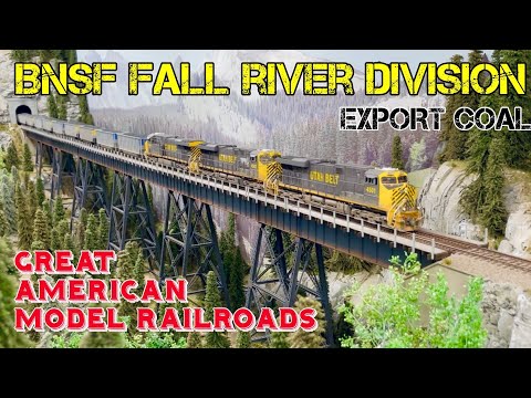 Видео: Великие американские модельные железные дороги – Юта, пояс и отделение Фолл-Ривер BNSF в Хошимине