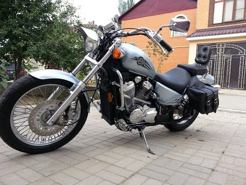 Видео: Honda Shadow VT600 доработка глушителей