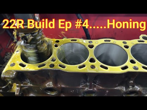 Видео: 22R Toyota Build Ep# 4......Хонингование