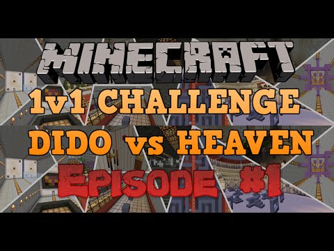 Видео: Minecraft Map: "1v1 10 Challenges" : Моя милост срещу heavenBUL #1