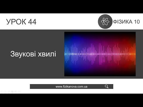 Видео: Фізика 10 клас. Звукові хвилі (Урок 44)