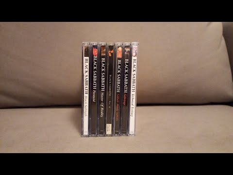 Видео: Обзор моей коллекции альбомов Black Sabbath на CD. My Black Sabbath CD collection review