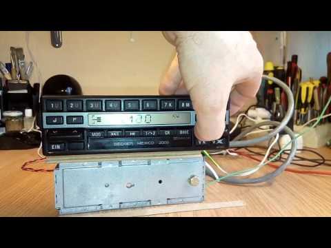 Видео: BECKER MEXICO 2000 - фантастическая магнитола!!!