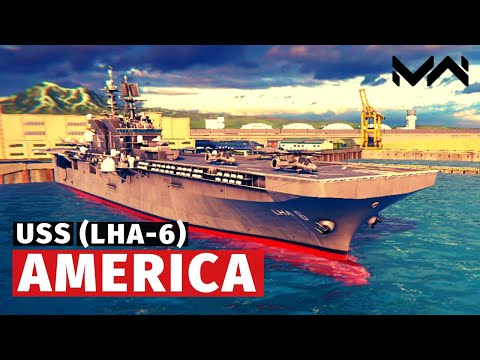 Видео: MODERN WARSHIPS | ОБЗОР | USS AMERICA (LHA-6)