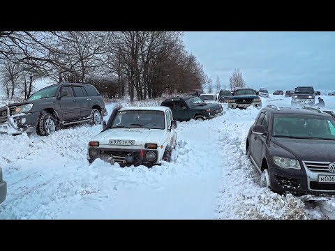 Видео: НЕ ПОВТОРЯТЬ! испытание в СНЕГУ!  TOYOTA, SUZUKI, VOLKSWAGEN, MITSUBISHI, УАЗЫ, НИВЫ, HOVER