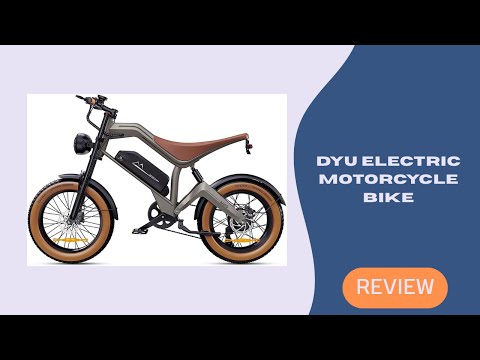Видео: Обзор электромотоцикла DYU — Fat Tire Beast мощностью 1500 Вт
