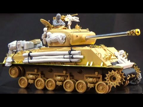 Видео: Давайте соберём модель танка M4A3E8 "Easy 8" Fury Sherman с полным интерьером (RFM 1/35)
