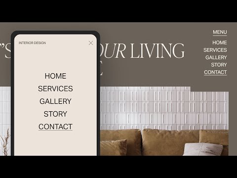 Видео: Минимальное выпадающее меню в Squarespace 7.1