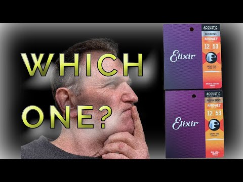 Видео: Великолепные дебаты о струнах Elixir: 80/20 против фосфорной бронзы — акустическая гитара с длите...